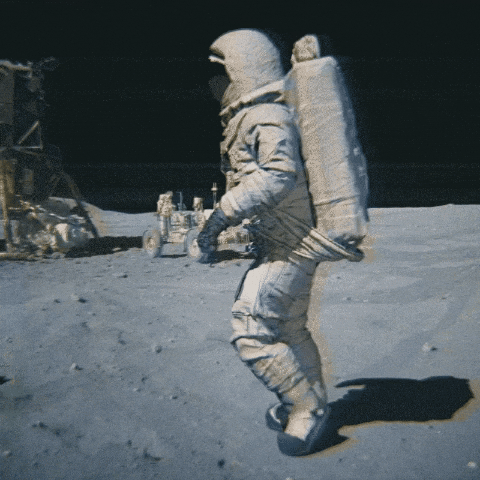 Astronaut walking